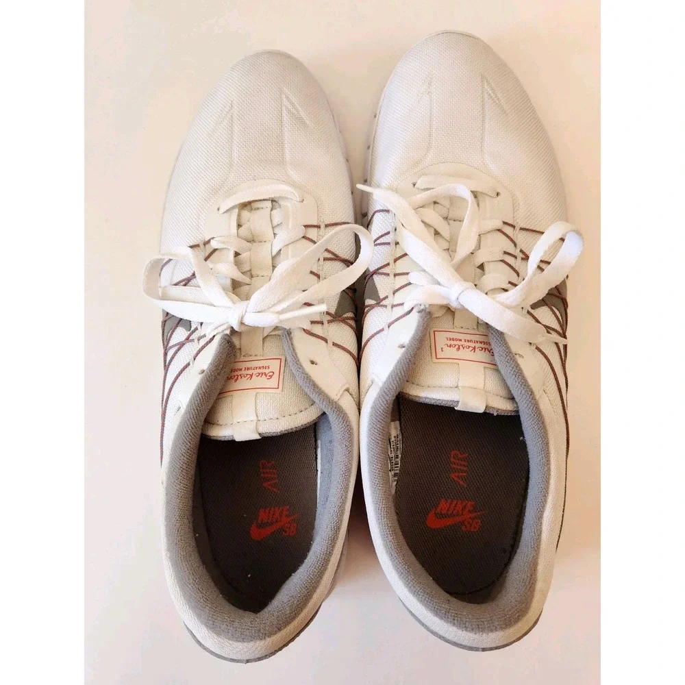 Nike Koston Max SB Summit White University Red Size 12- 855678-101